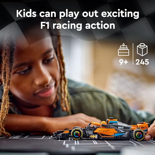 LEGO Speed Champions 2023 McLaren Formula 1 Race Car Toy for Play and Display, Buildable McLaren Toy Set for Kids, F1 Toy Gift Idea for Boys and Girls Ages 9 and Up who Enjoy Independent Play, 76919 - Image 5