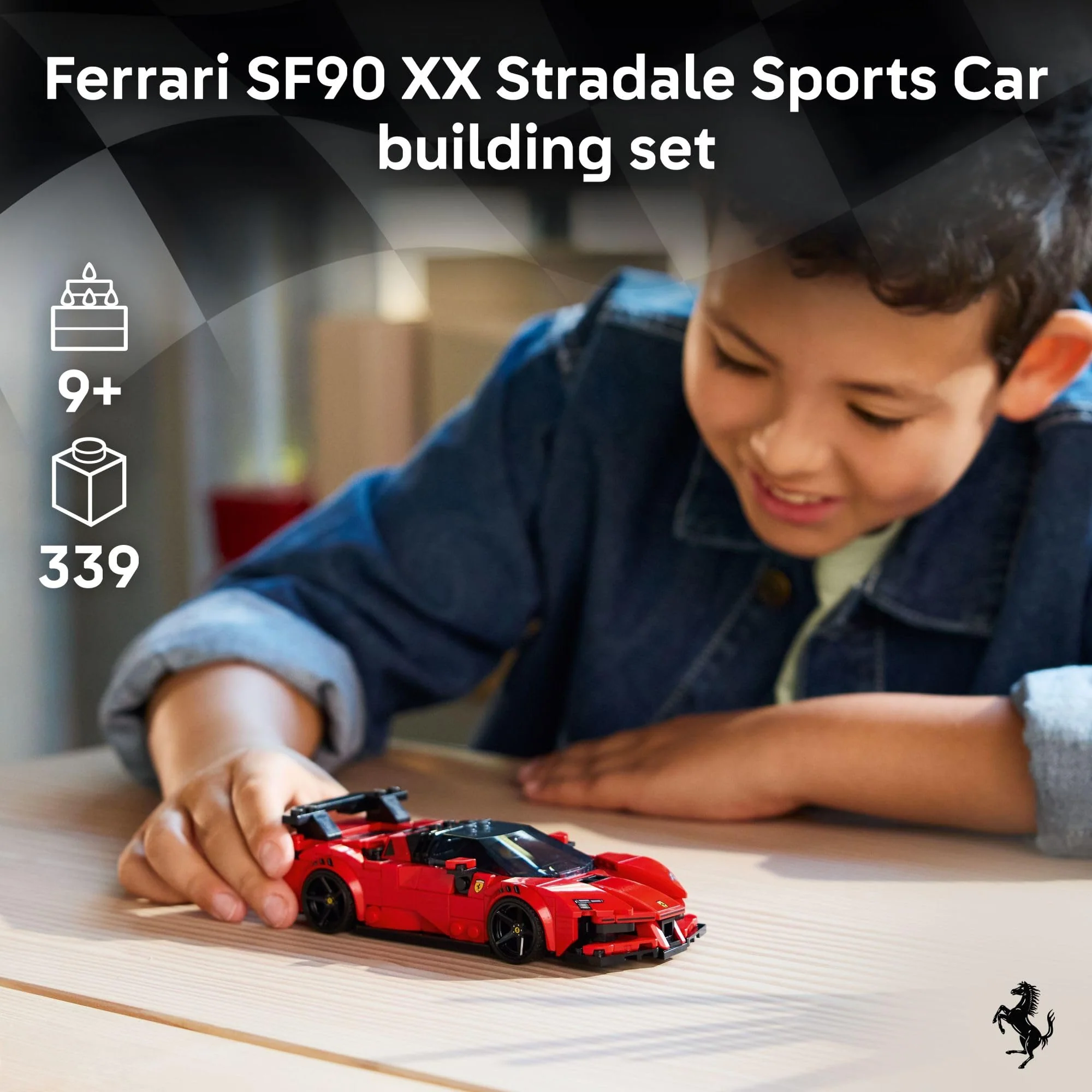 LEGO Speed Champions Ferrari SF90 XX Stradale Sports Car Building Toy for Kids - Building Set W/Ferarri Driver Minifigure for Boys & Girls, Ages 9+ - Gift Idea for Birthdays - 77254 - Image 6