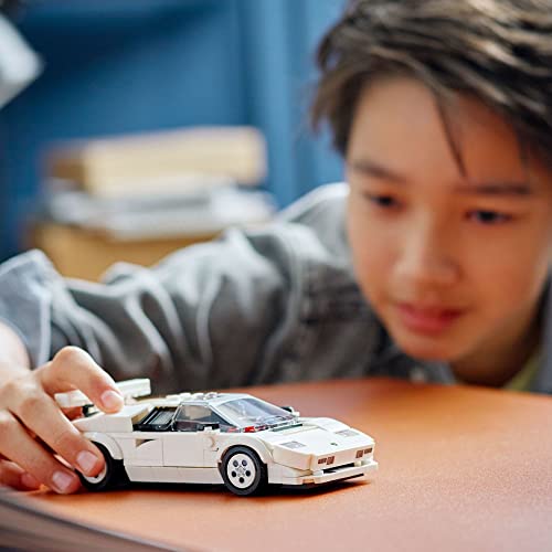 LEGO Speed Champions Lamborghini Countach 76908 Building Toy Set for Kids, Boys, and Girls Ages 8+ (262 Pieces) - Image 5