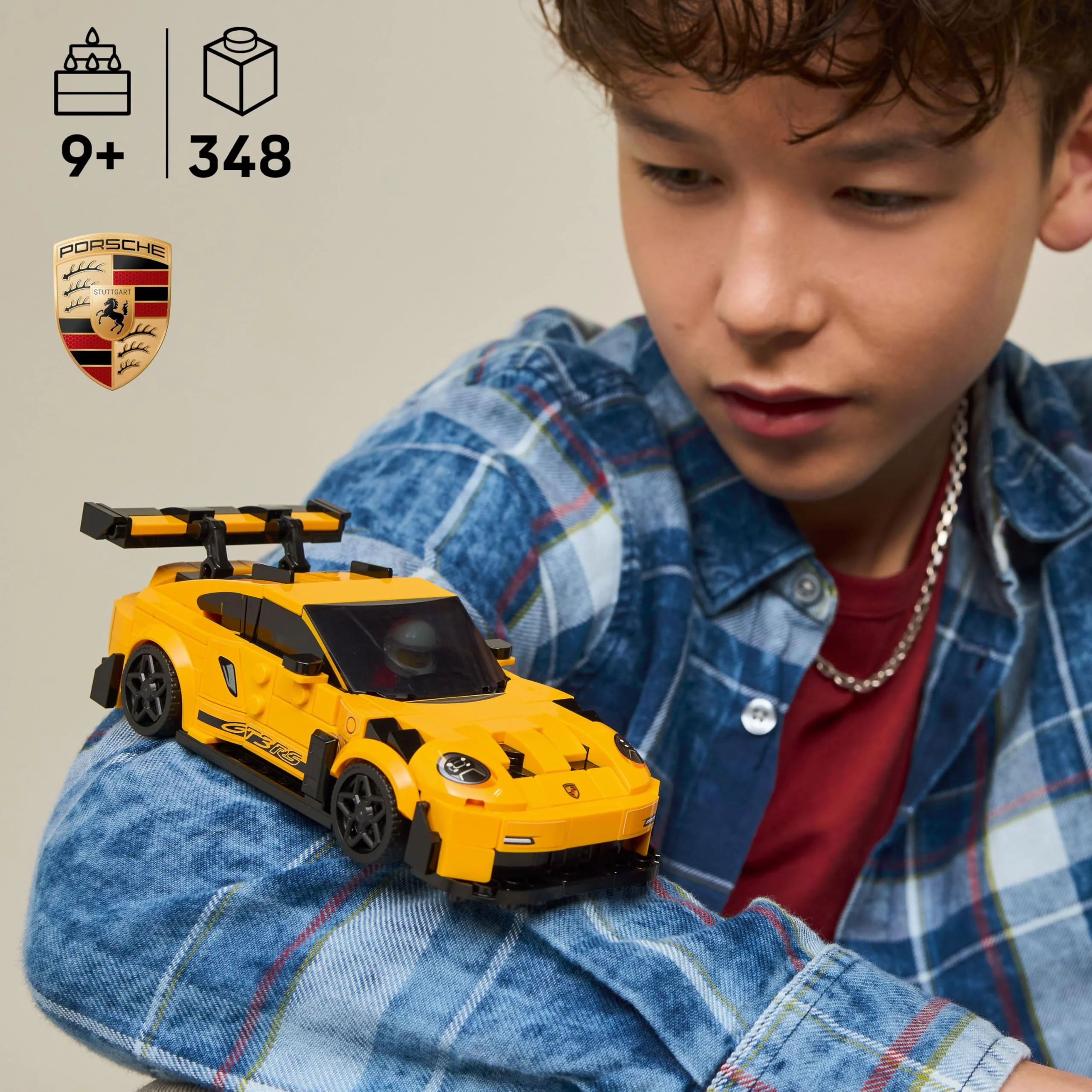 LEGO Speed Champions Porsche 911 GT3 RS Super Car Toy - Model Kit & Pretend Play Toy for Boys & Girls, Ages 9+ - Sports Car Building Set for Kids & Racing Fans - Gift Idea for Birthdays - 77239 - Image 5