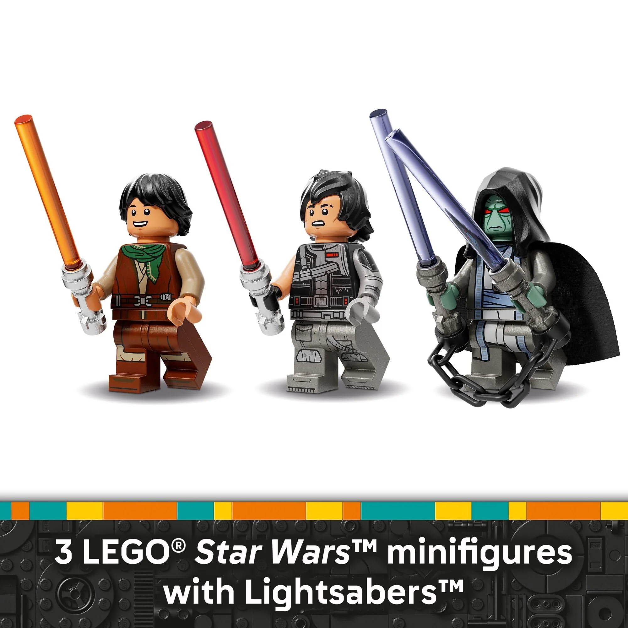 LEGO Star Wars: Rebuild The Galaxy The Force Burner Snowspeeder Building Toy - 2 in 1 Pretend Play Set W/ 3 Minifigures for Kids, Ages 7+ - Collectible Room Decor & Gift Idea for Boys & Girls - Image 3