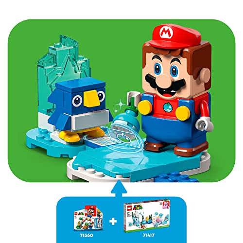 LEGO Super Mario Fliprus Snow Adventure Expansion Set 71417, Toy for Kids to Combine with Starter Course, with Freezie and Baby Penguin Figures - Image 3