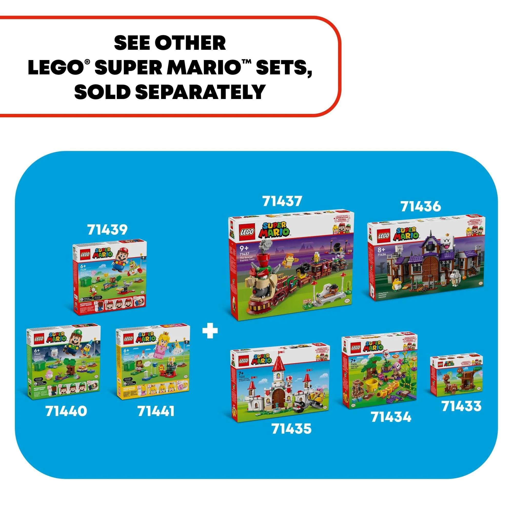 LEGO Super Mario Goombas’ Playground, Nintendo Super Mario Collectibles for Kids, Buildable Seesaw, Super Mario Toy Playset, 3 Figures, Gift for Boys, Girls and Any Fan Ages 7 and Up, 71433 - Image 2