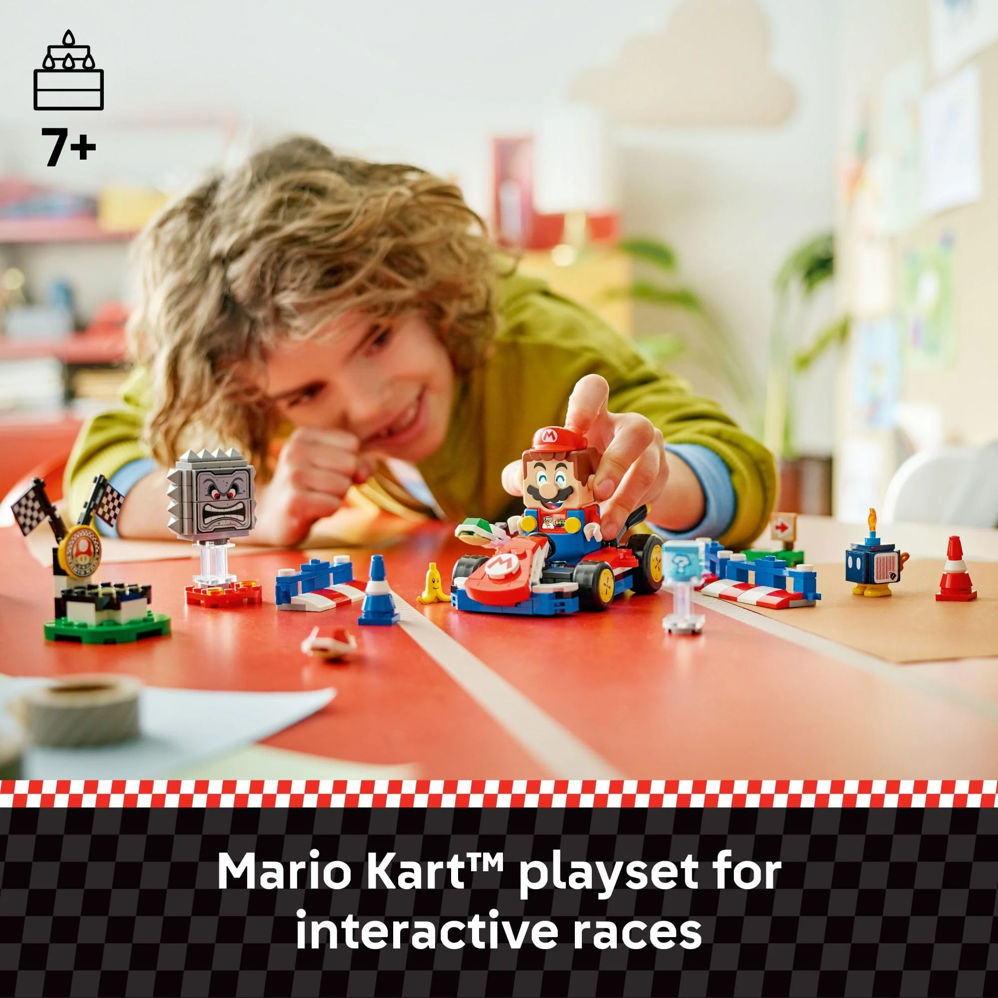 LEGO Super Mario: Mario Kart – Interactive Mario & Standard Kart Building Toy - Pretend Play Racing Playset for Boys & Girls, Ages 7+ - Gift for Christmas - 72043 - Image 6