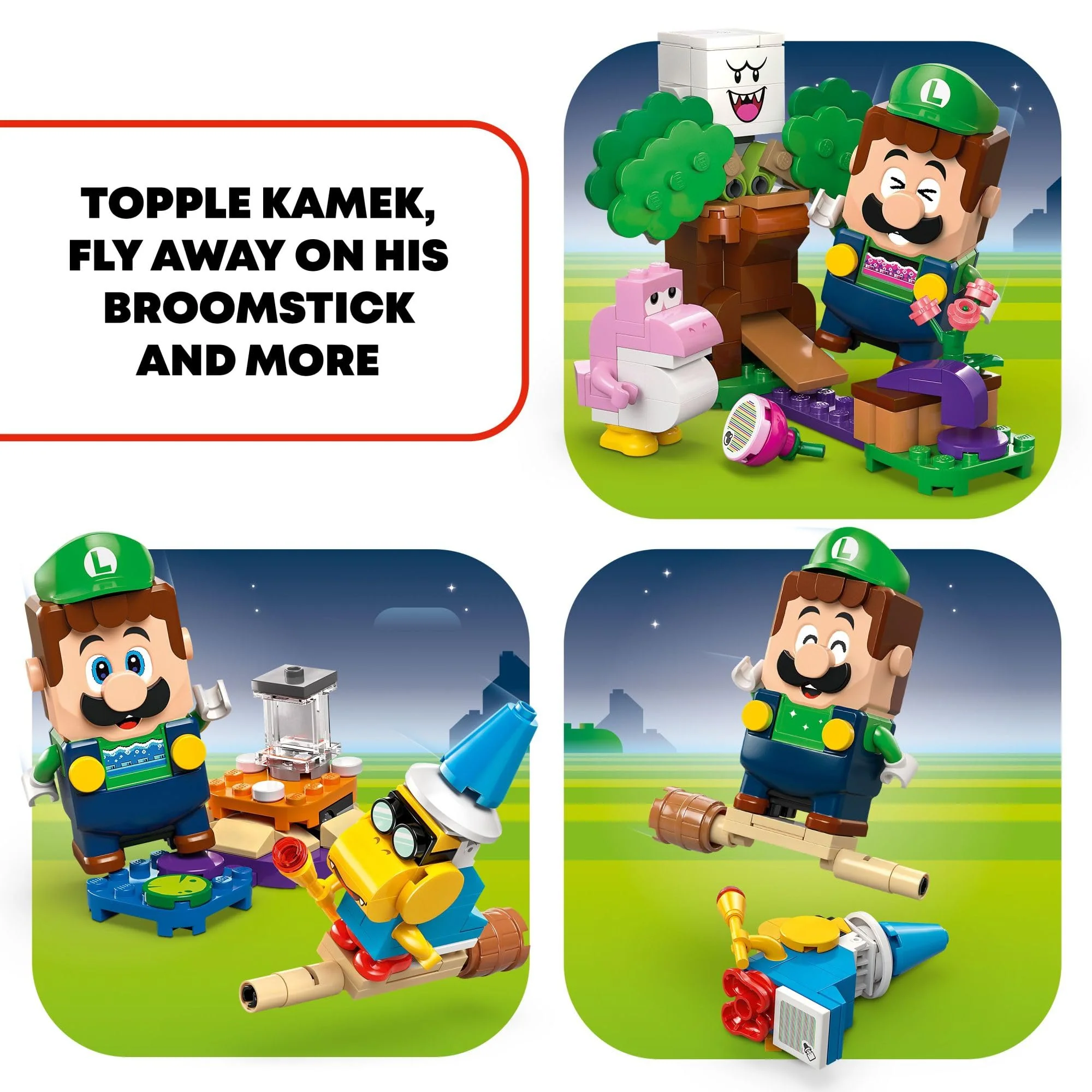 LEGO Super Mario Super Mario Adventures with Interactive Luigi Toy - Building Toys for Kids, Boys & Girls, Ages 6+ - Nintendo Gift Idea for Christmas with 4 Figures - 71440 - Image 4