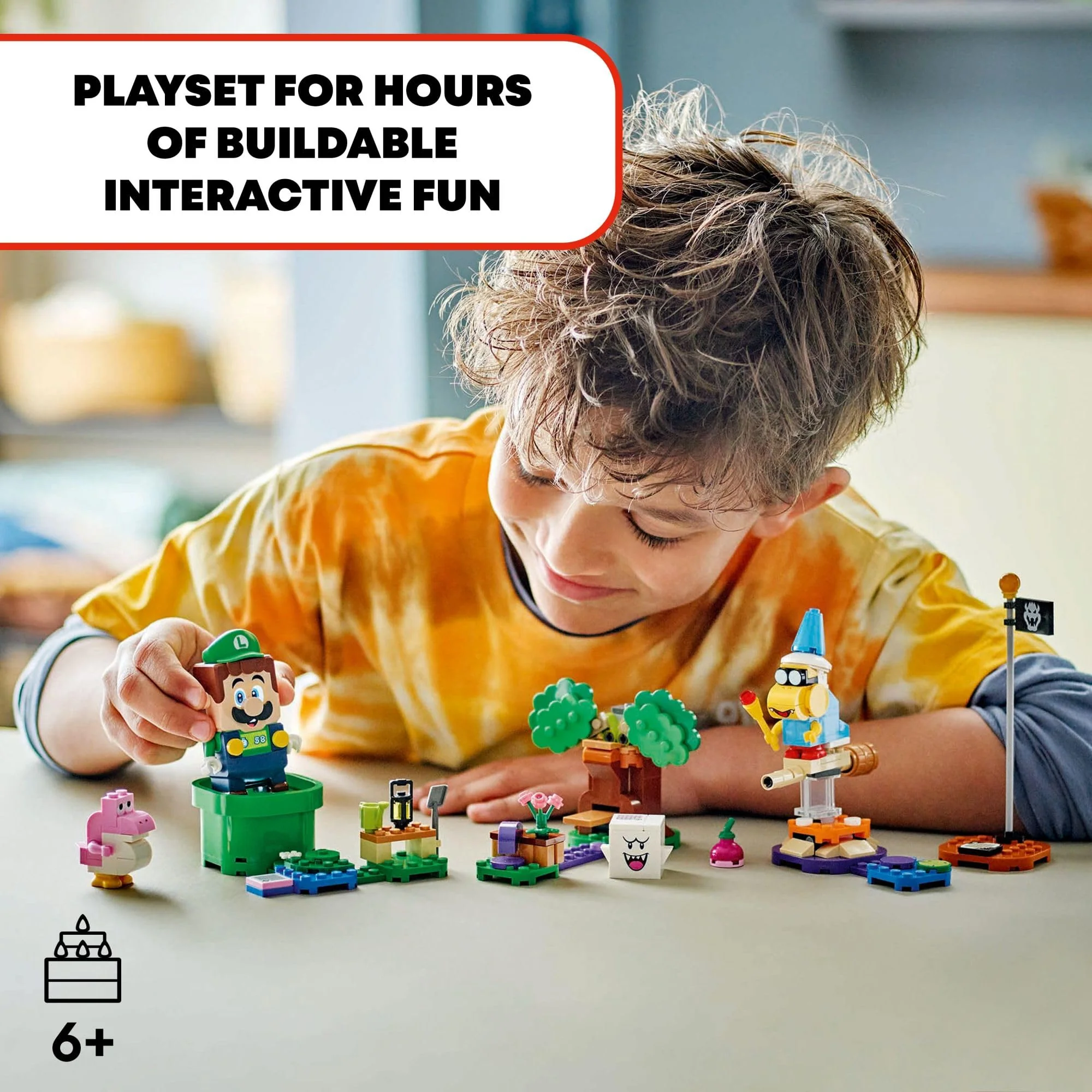 LEGO Super Mario Super Mario Adventures with Interactive Luigi Toy - Building Toys for Kids, Boys & Girls, Ages 6+ - Nintendo Gift Idea for Christmas with 4 Figures - 71440 - Image 6