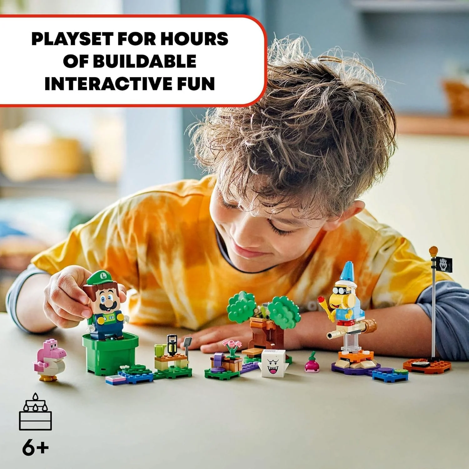 LEGO Super Mario Super Mario Adventures with Interactive Luigi Toy - Building Toys for Kids, Boys & Girls, Ages 6+ - Nintendo Gift Idea for Christmas with 4 Figures - 71440 - Image 7