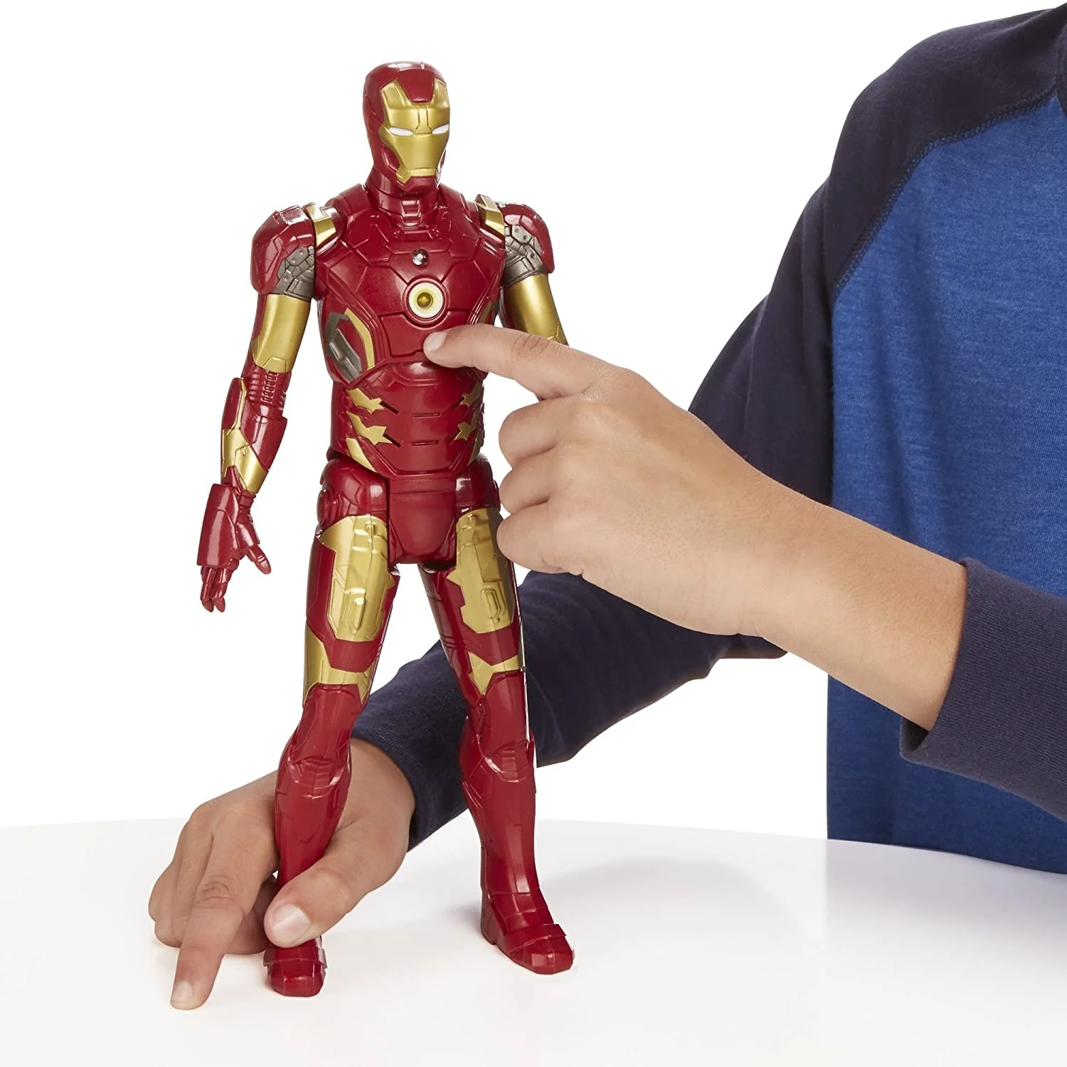 Marvel Avengers Age of Ultron Titan Hero Tech Iron Man 12 Inch Figure - Image 3