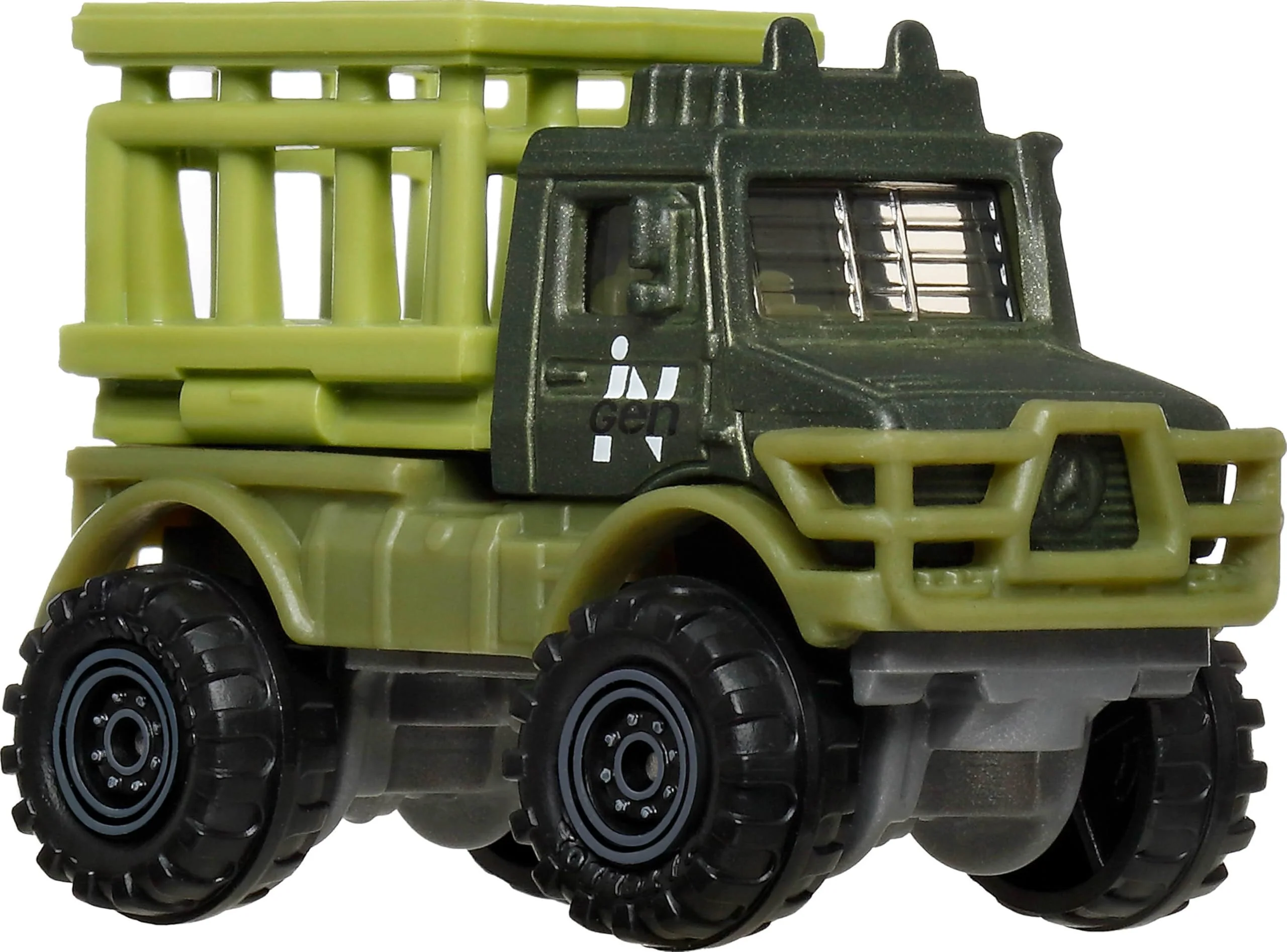Matchbox Jurassic World Toy Cars, Trucks & Dinosaur, 5-Pack with 4 1:64 Scale Die-Cast Toy Vehicle & 1 Dinosaur from The Franchise (Styles May Vary) - Image 6