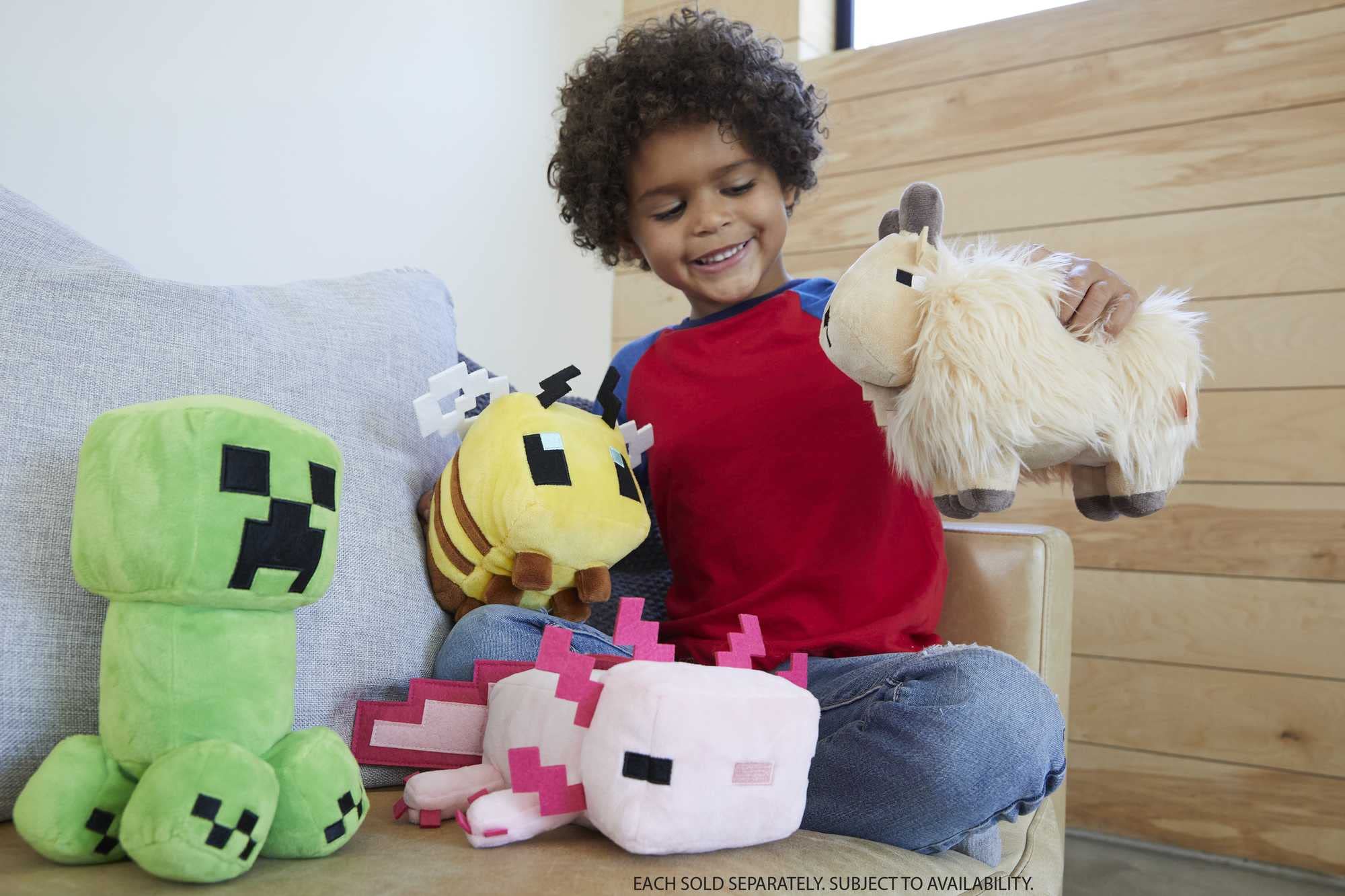 Mattel Minecraft Basic Plush Character Soft Dolls, Video Game-Inspired Collectible Toy Gifts for Kids & Fans Ages 3 Years Old & Up - Image 6