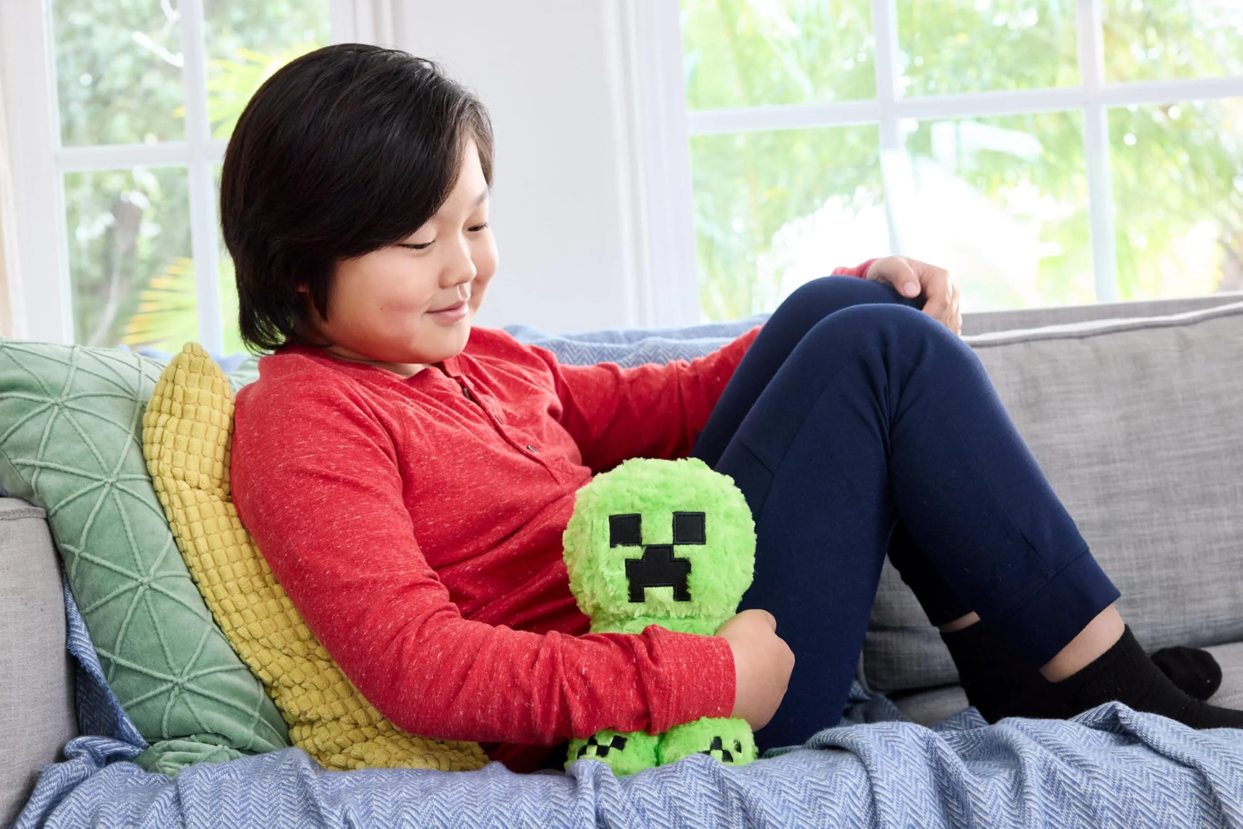 Mattel Minecraft Plush Toy, Creeper Soft Doll Inspired by A Minecraft Movie Character, 8-inch Collectible - Image 6