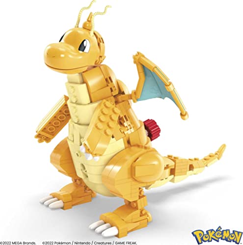 MEGA Pokémon Action Figure Building Toys For Kids, Dragonite With 388 Pieces - Image 3