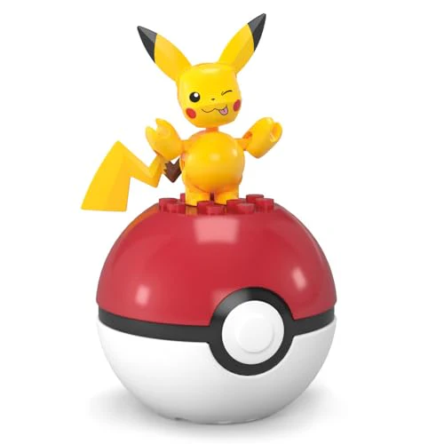 MEGA Pokémon Construction Toy Pokémon Evergreen Pikachu Ball for Kids Ages 6 and Up - Image 8