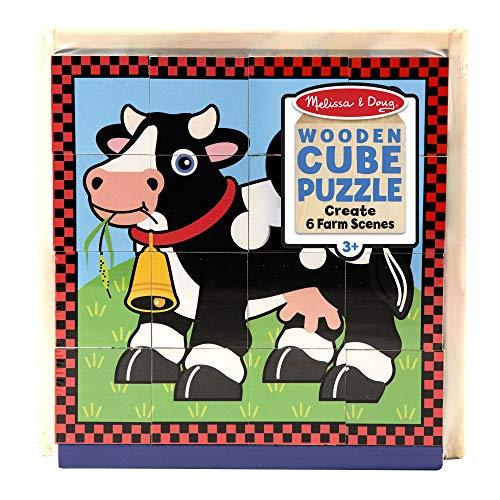 Melissa & Doug Farm Cube Puzzle