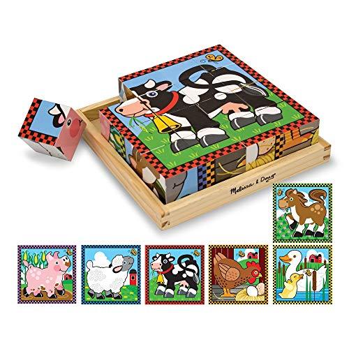 Melissa & Doug Farm Cube Puzzle - Image 2