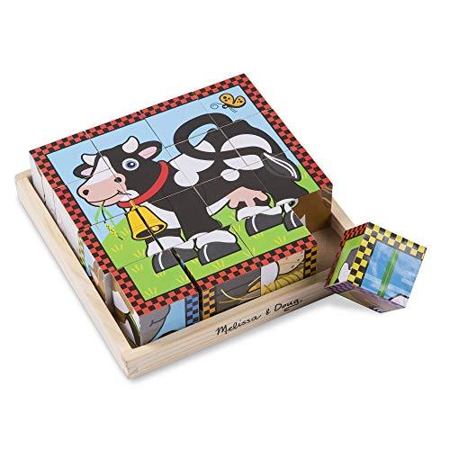 Melissa & Doug Farm Cube Puzzle - Image 3