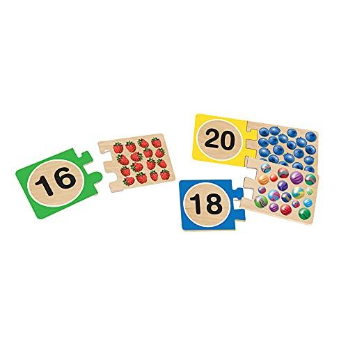 Wooden Number Puzzles Self-Correcting, Melissa & Doug - Image 3