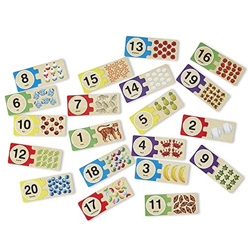 Wooden Number Puzzles Self-Correcting, Melissa & Doug - Image 4