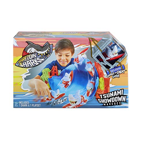 Shreddin' Sharks Tsunami Showdown Playset for Collectible Stunt Figures - Image 6