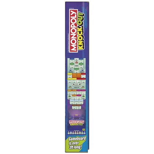 Monopoly Knockout Family Party Game for Kids, Teens, and Adults | Ages 8 and Up | 2-8 Players | 20 Mins. Average | Quick-Playing Board Games - Image 2