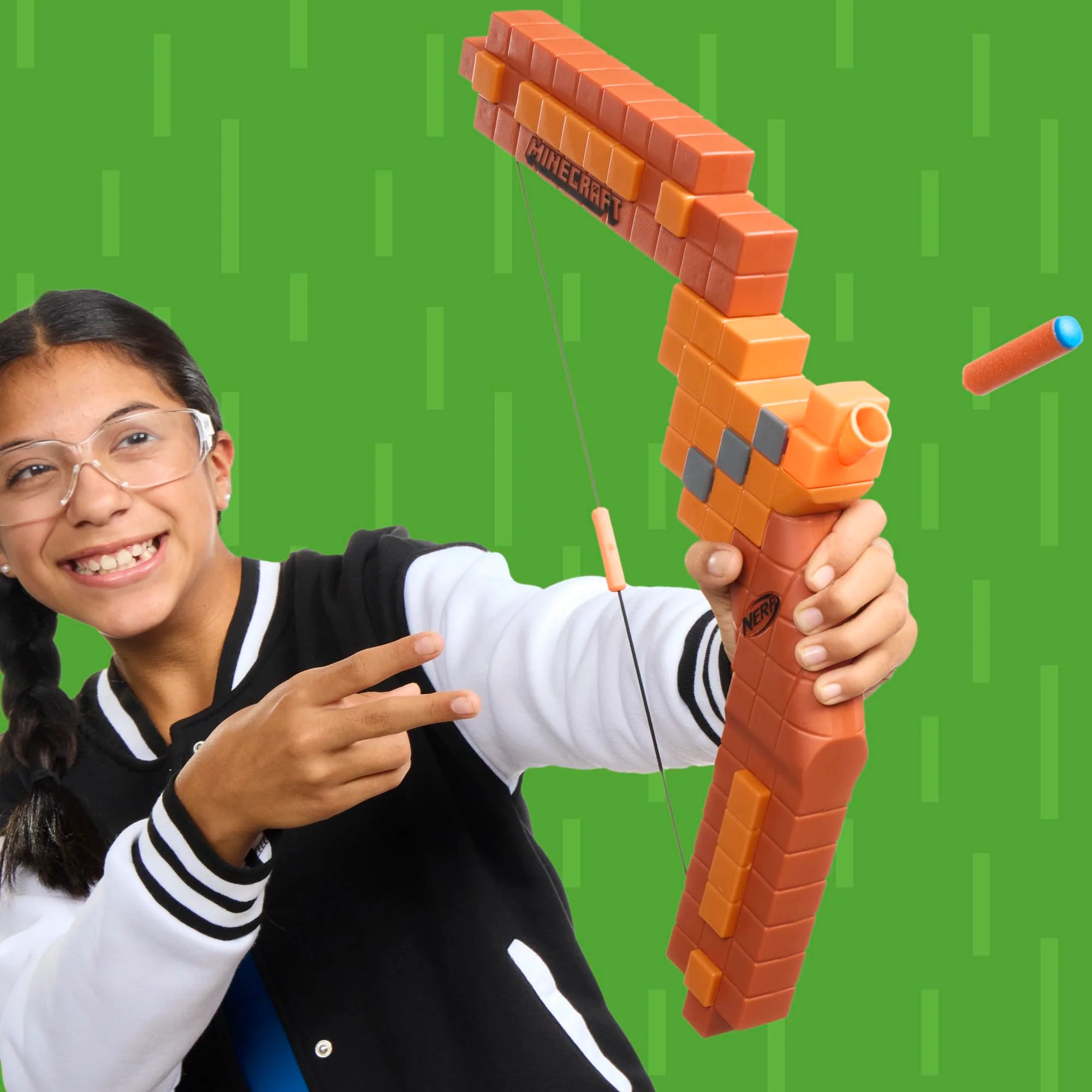 Nerf Minecraft Bow Dart Blaster, Pull-Back String Priming, 8 N1 Darts Compatible Only N1 Dart Blasters, Ages 8+ - Image 11