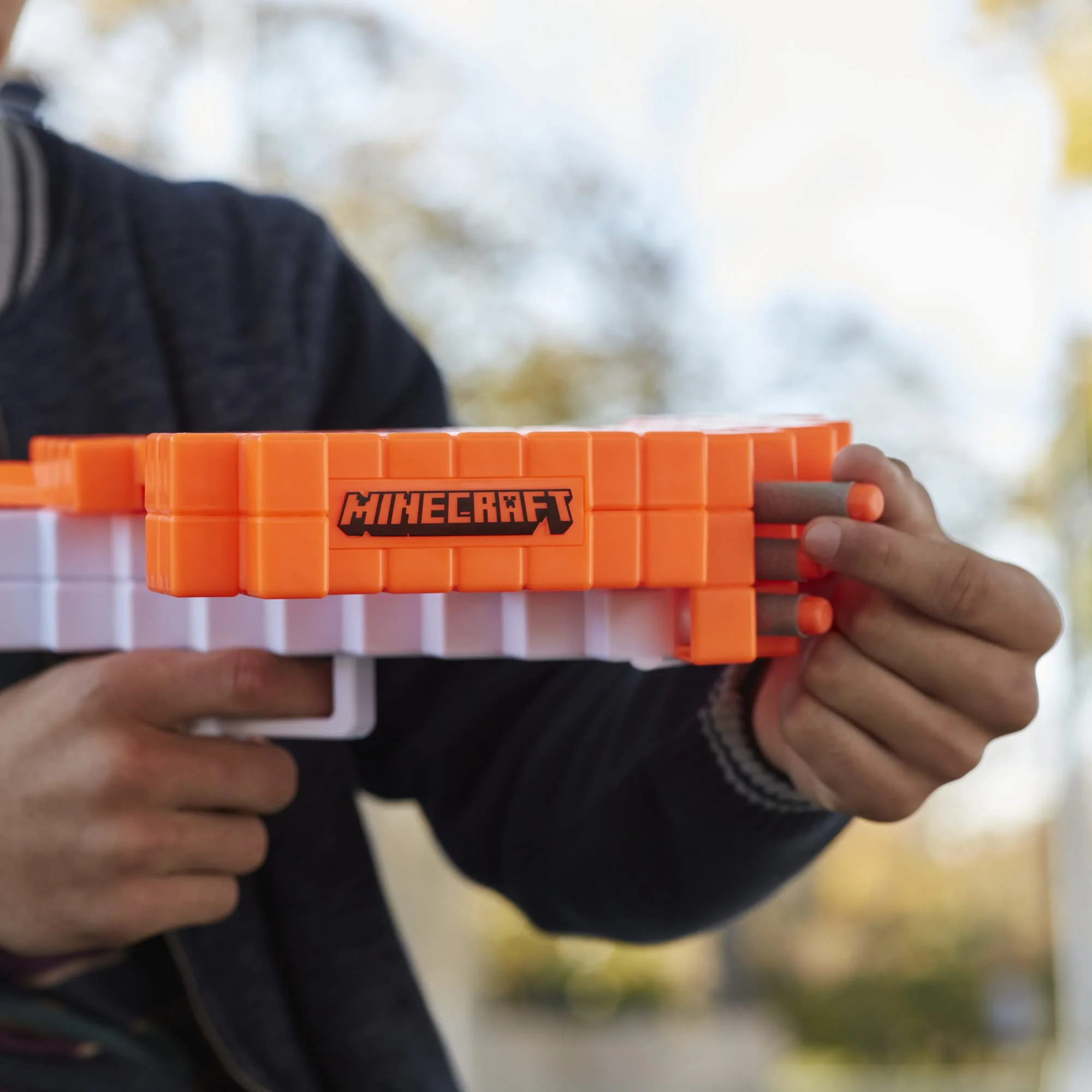 Nerf Minecraft Pillager's Crossbow, Dart-Blasting Crossbow, Includes 3 Elite Darts, Real Crossbow Action, Pull-Back Priming Handle - Image 8