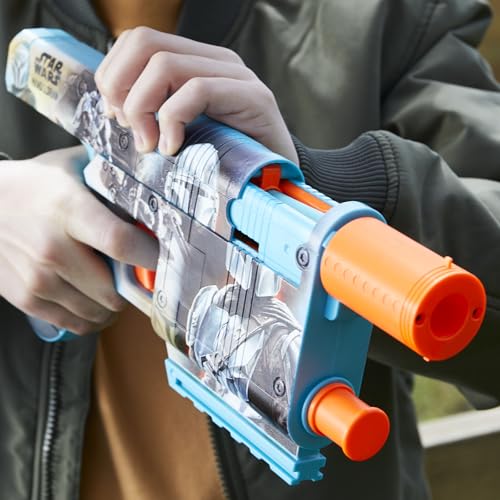 Nerf Star Wars The Mandalorian Dart Blaster, 12 Elite Darts, Internal Clip, Toy Foam Blasters for 8 Year Old Boys & Girls & Up - Image 13