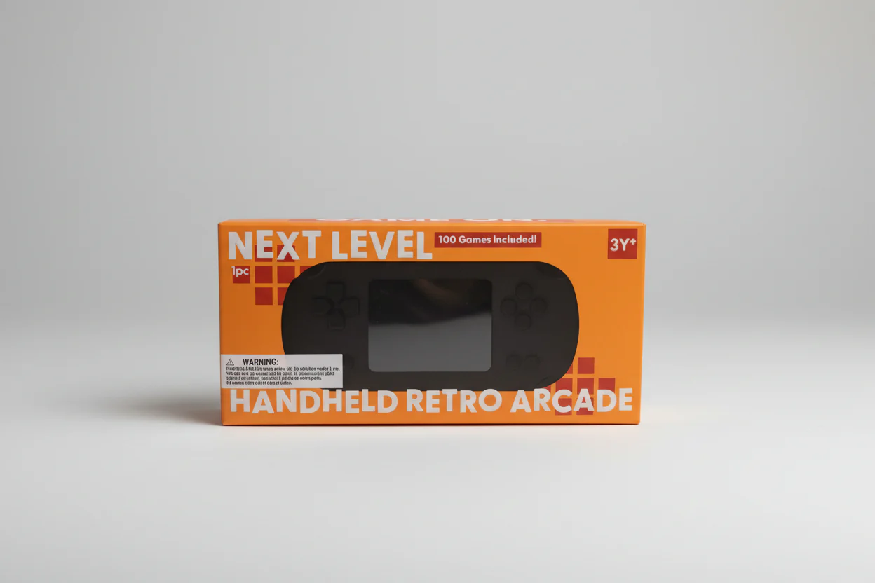 Next Level Handheld Retro Arcade Game, 100 Games Included - Image 2