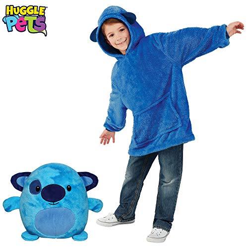 Huggle Pets Blue Puppy Animal Hoodie - Image 5