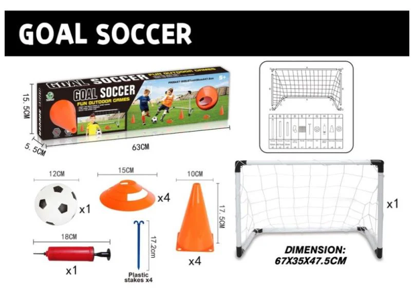 Outdoor Game Kid's Soccer Goal Play Set - Image 2