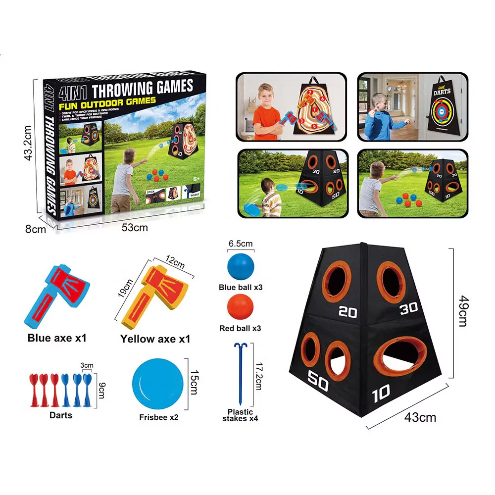 Outdoor Game, Kids Throwing Game Foam Axe Throwing Toy