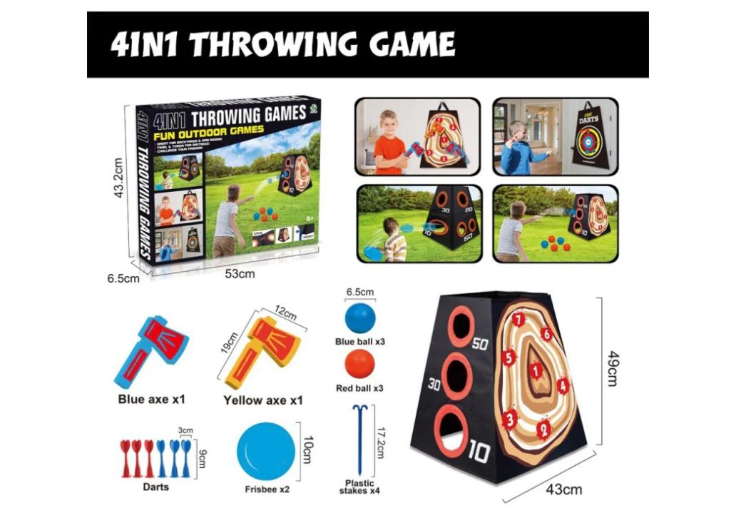 Outdoor Game, Kids Throwing Game Foam Axe Throwing Toy - Image 2