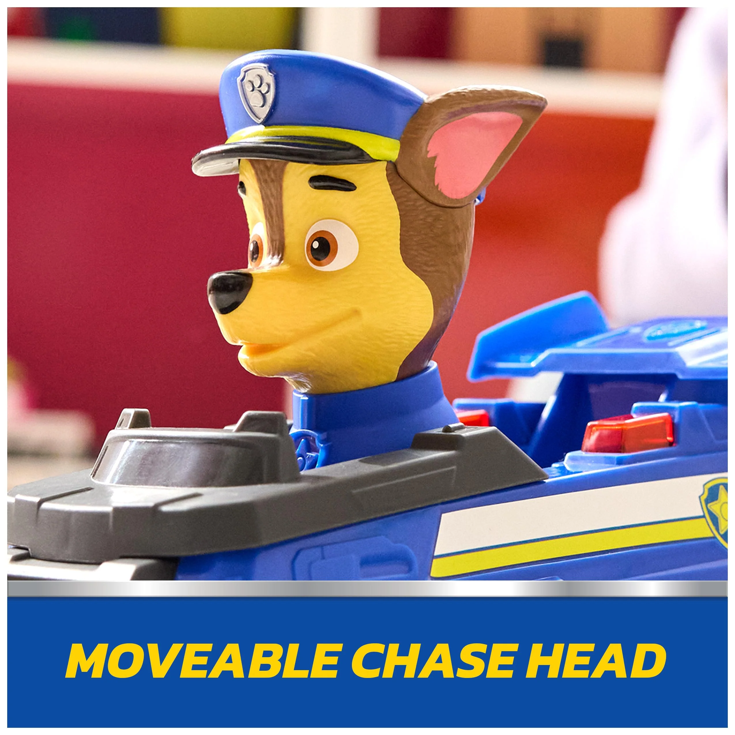 PAW PATROL Chases Remote Control Police Car with Light Effects, Approx. 25 cm, Easy Control with Remote Control, RC Car for Children Aged 3+ - Image 4