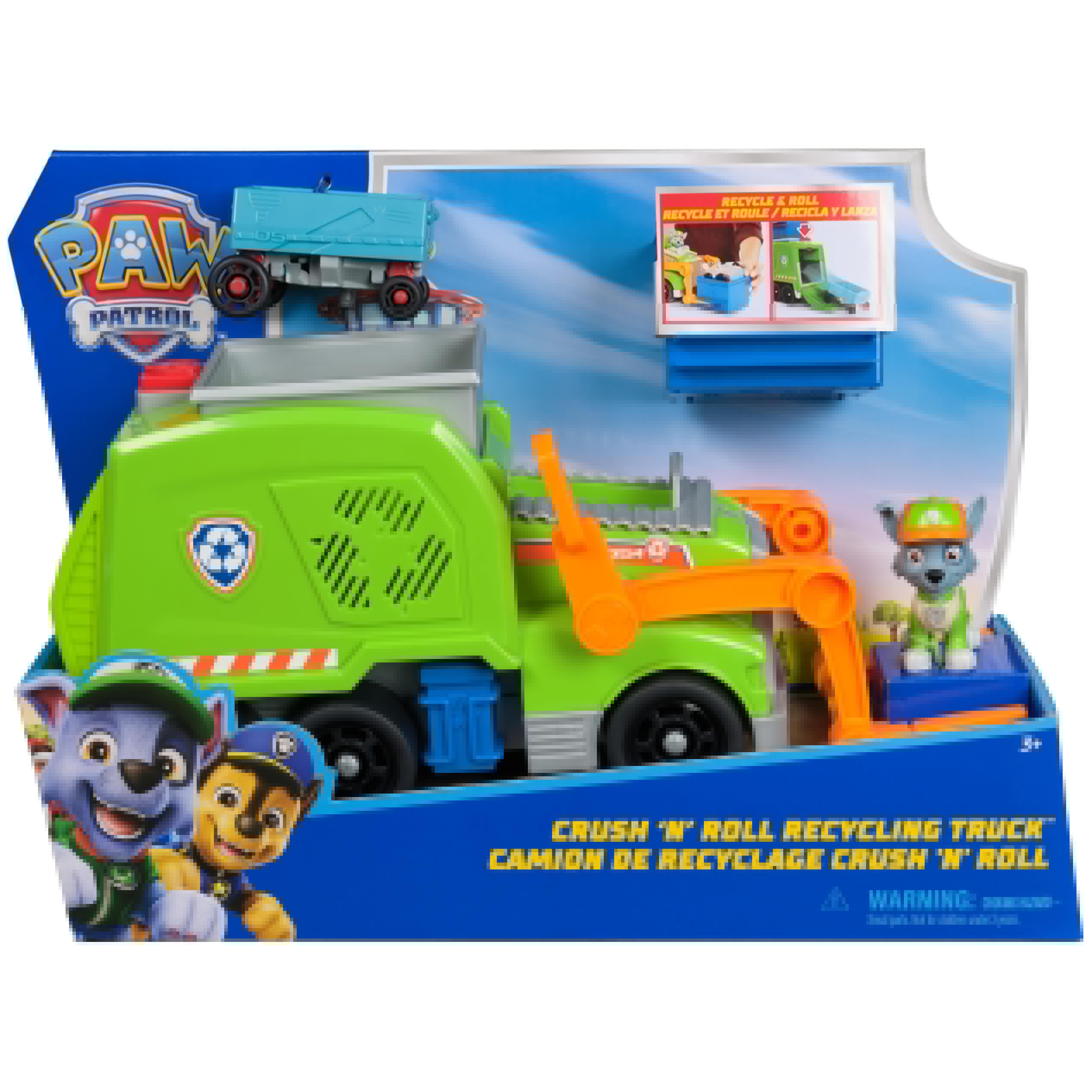 Paw Patrol – Recycling Truck and Rocky Figure + Accessories Toys – Gift Child 3 Years + – 6071248 – Toys Children 3 Years + - Image 9