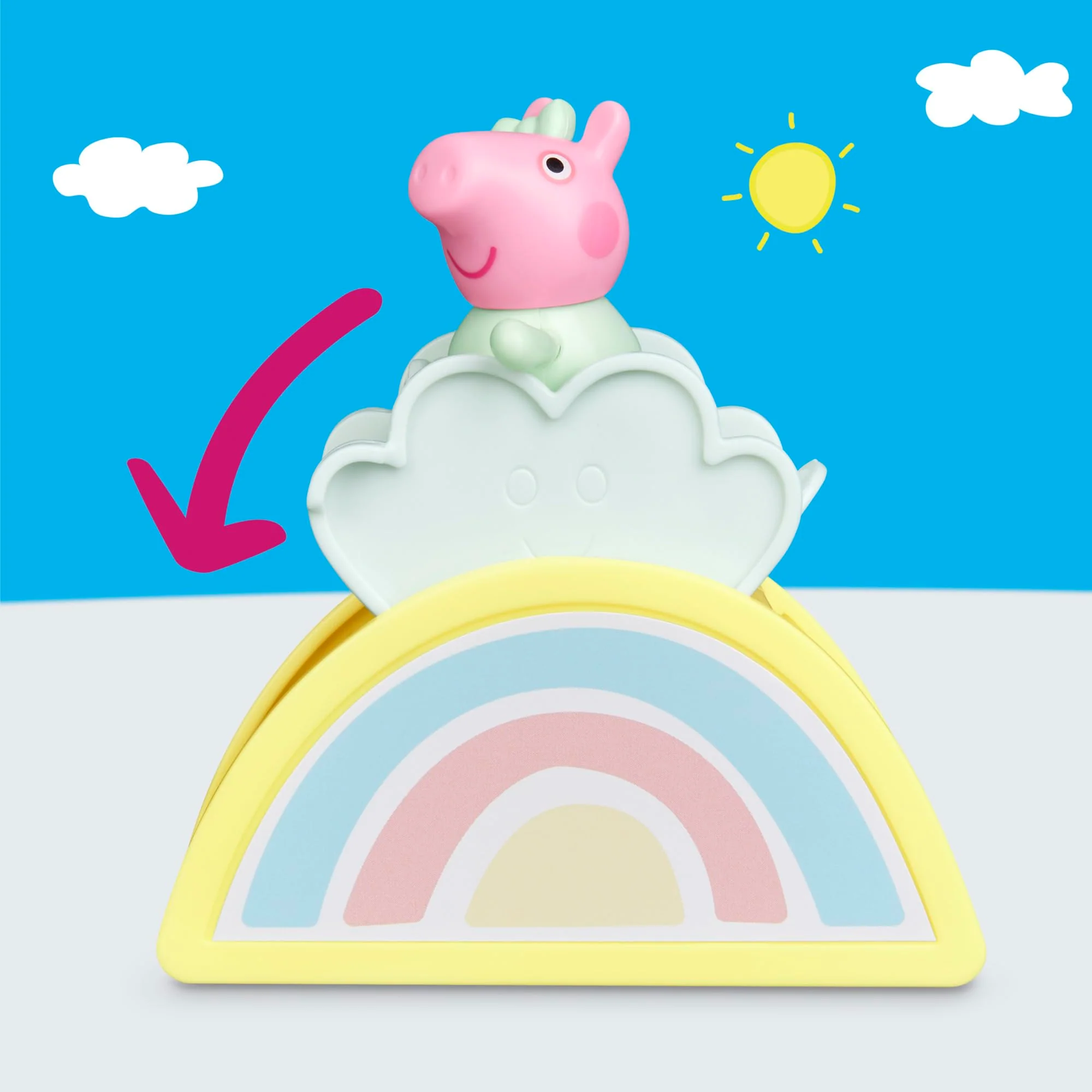 Peppa Pig Evie's Nursery Set with 1 Figure and 7 Accessories, Works with Peppa's Big Family House Playset, Preschool Toys for Girls and Boys 3+ - Image 6
