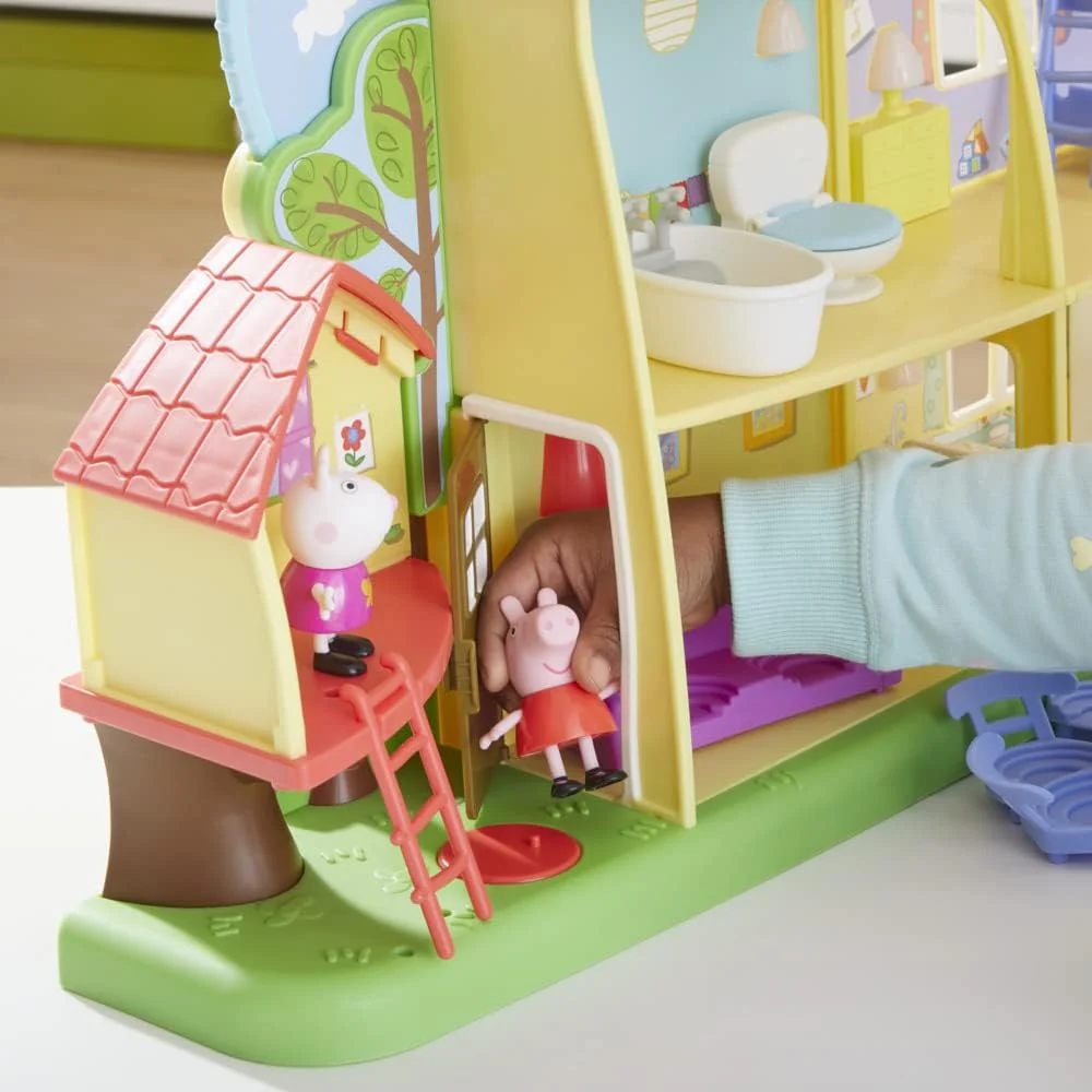 Peppa Pig - Peppa's Playtime to Bedtime House Preschool Toy, Speech, Light, and Sounds, Ages 3 and Up - Image 13