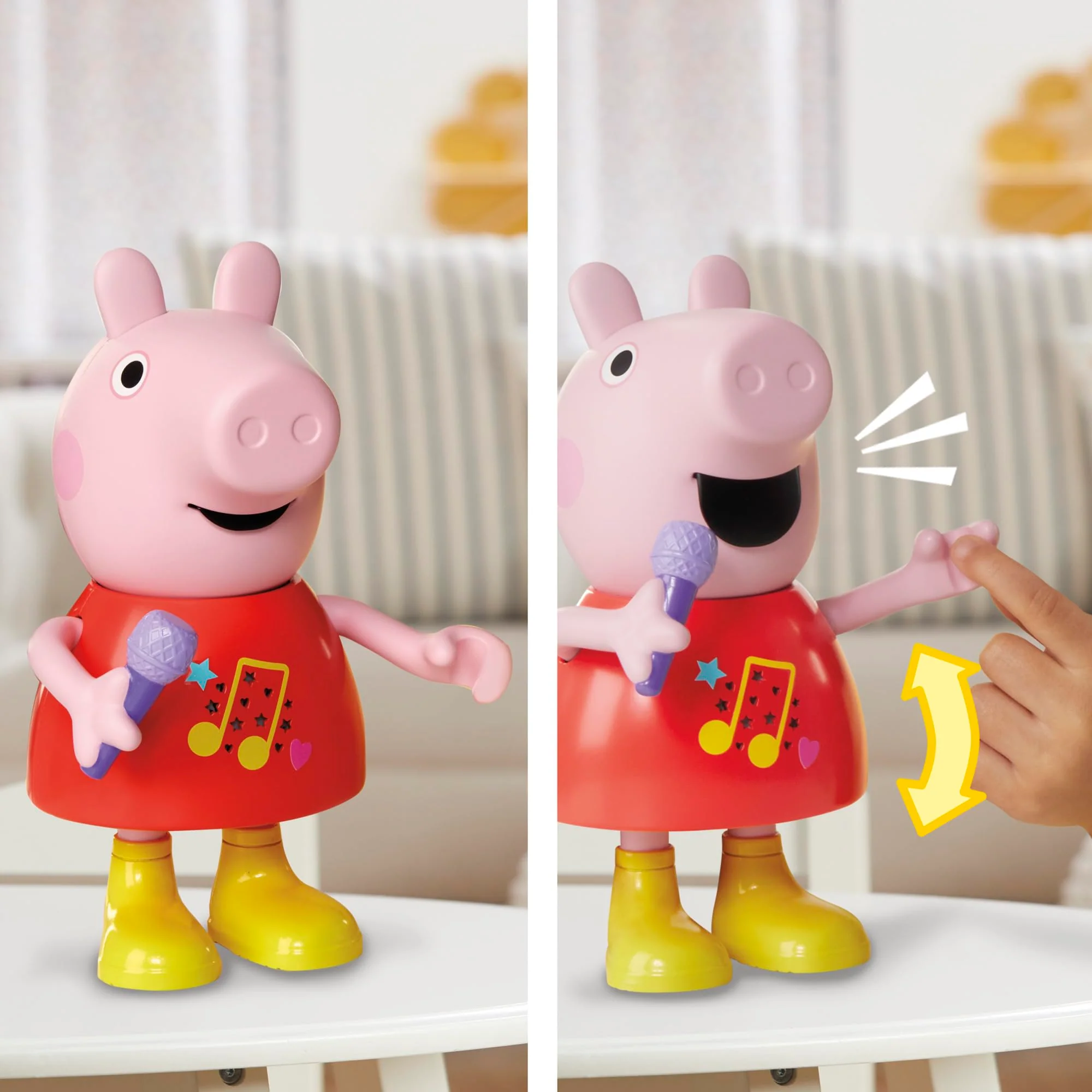 PEPPA PIG Talk & Sing Peppa Doll, Musical Toy with 50+ Sounds, Phrases, and Songs, Preschool Toys, Kids, Ages 3+ - Image 10