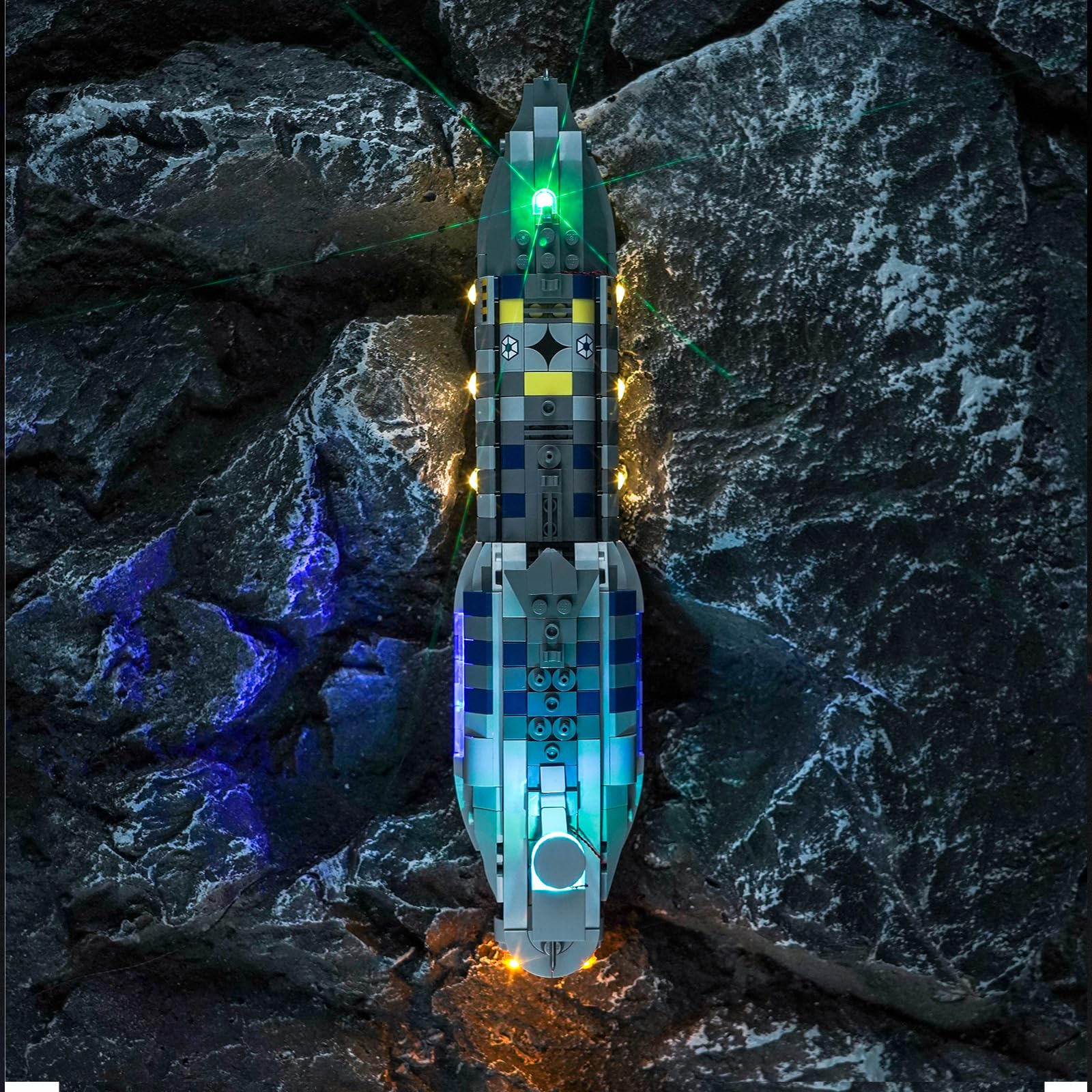 PIPART LED Light Kit for Lego 75377 Invisible Hand, Light Kit ONLY, Lego Model is NOT Included - Image 3