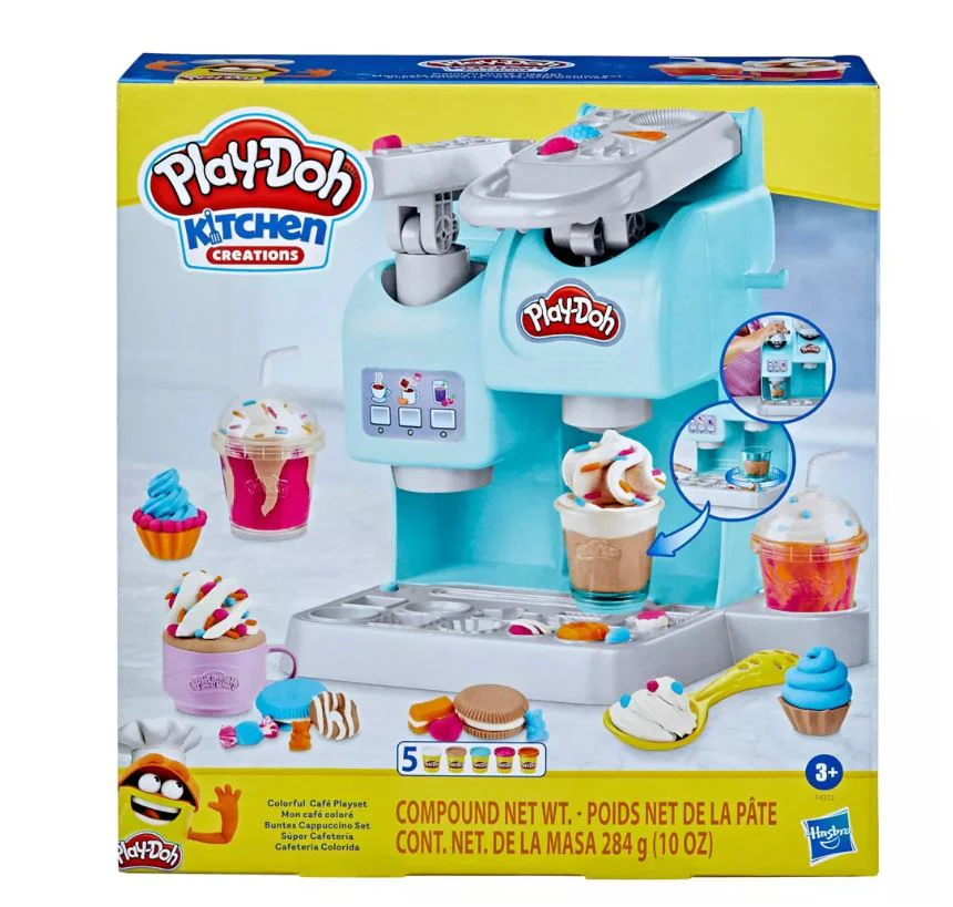 Play-Doh Kitchen Creations Colorful Cafe Kids Kitchen Playset - Image 5