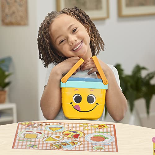 Play-Doh Picnic Shapes Starter Set, Preschool Toys for 3 Year Old Girls & Boys, Play Food, 12 Tools & 6 Modeling Compound Colors - Image 2