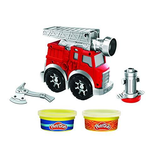 Play-Doh Wheels Fire Engine Playset with 2 Non-Toxic Modeling Compound Cans - Image 2