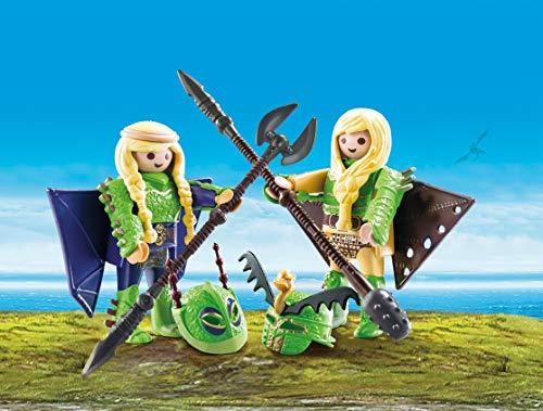 PLAYMOBIL How to Train Your Dragon III Ruffnut and Tuffnut with Flight Suit - Image 3