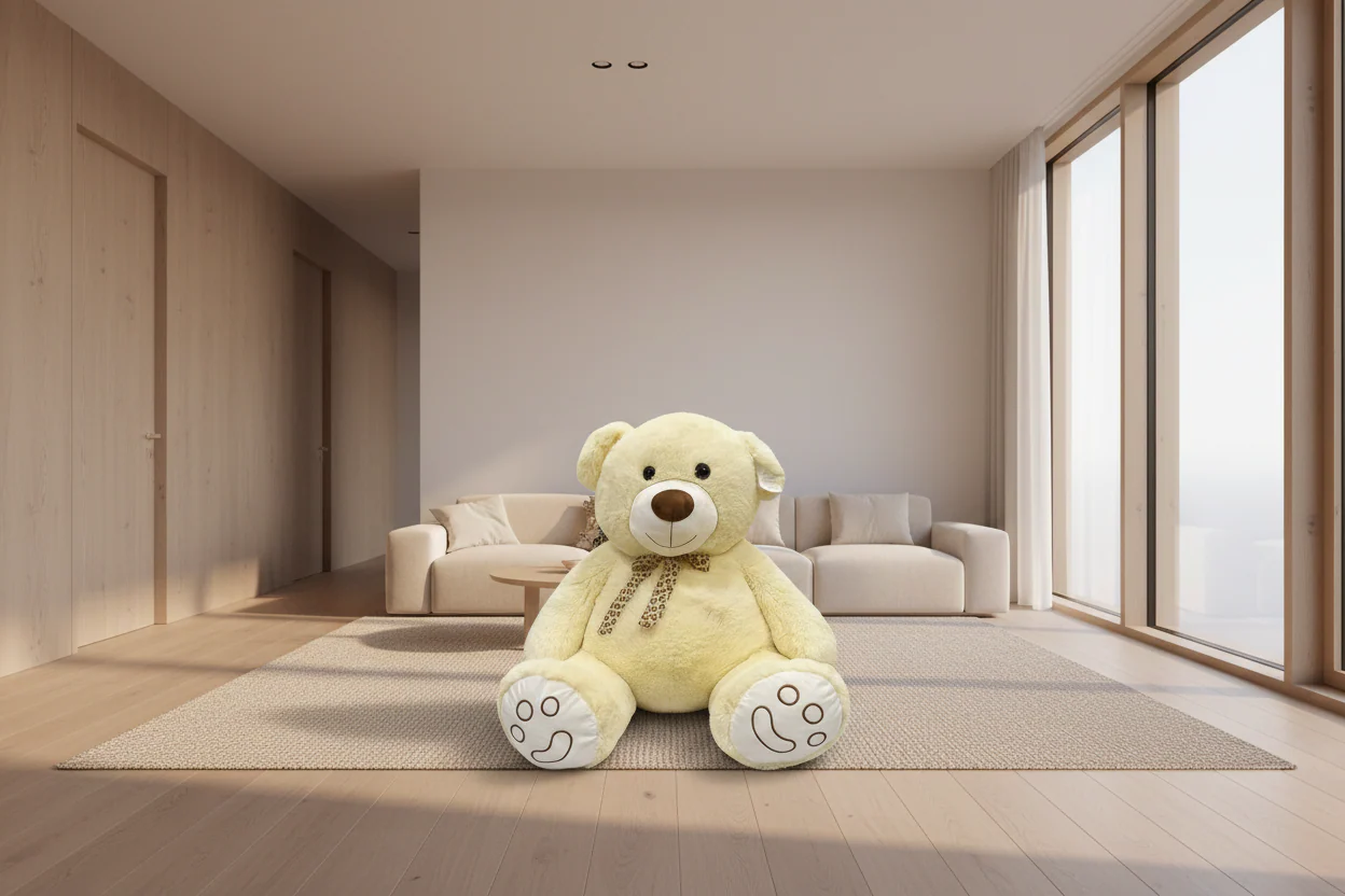 This oversized plush bear stands an impressive 42 inches - Image 3