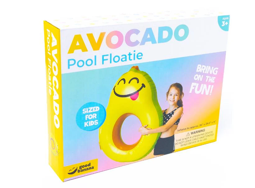 Pool Floatie, Avocado - Kids Inflatable, Good Banana - Image 3