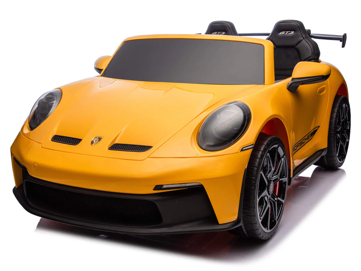 Porsche 911 GT3 Children's Ride On Car 12V Yellow