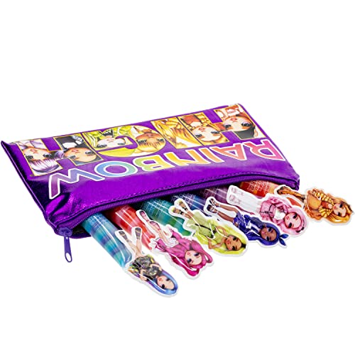 Rainbow High - Townley Girl MGA Makeup Set with 6 Flavored and Swirled Lip Glosses With 6 Lip Glosses and Bonus Bag, - Image 8