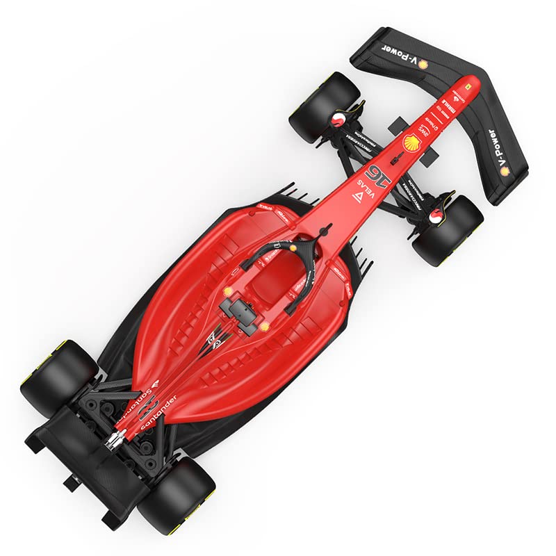 RASTAR Ferrari F1-75 Model RC Car, 1/18 Scale 2022 Ferrari Formula 1 Remote Control Car F1 Racing Car, Raced by Charles Leclerc - Image 3