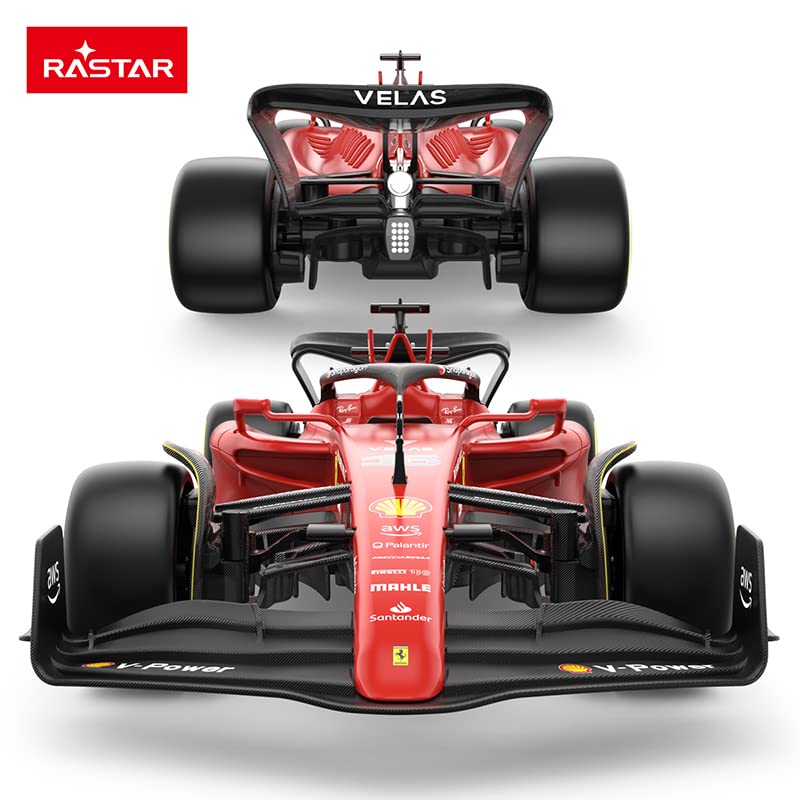 RASTAR Ferrari F1-75 Model RC Car, 1/18 Scale 2022 Ferrari Formula 1 Remote Control Car F1 Racing Car, Raced by Charles Leclerc - Image 9