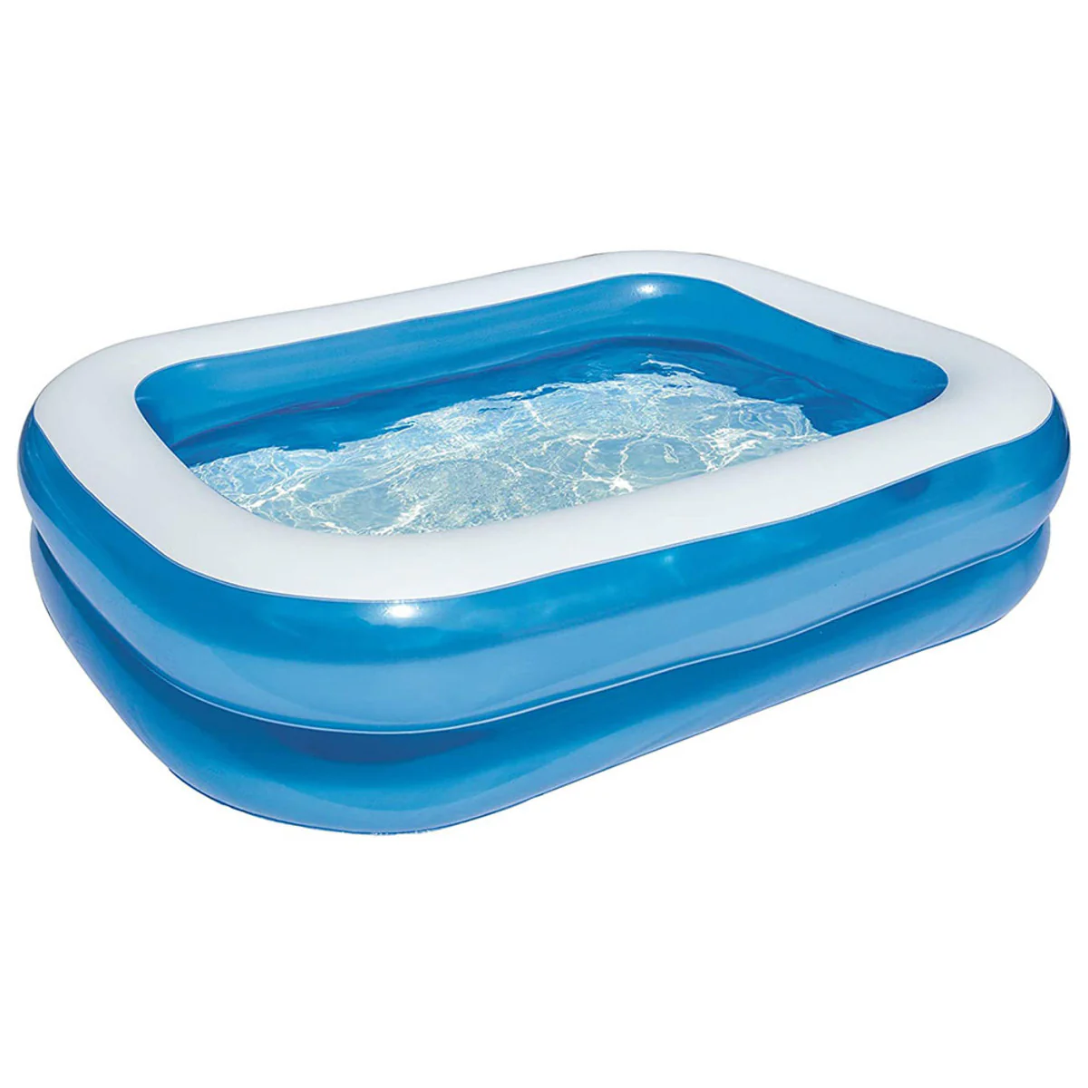 Rectangular Pool 6'7" x 59" x 20" in full color box Age 6+ - Image 3