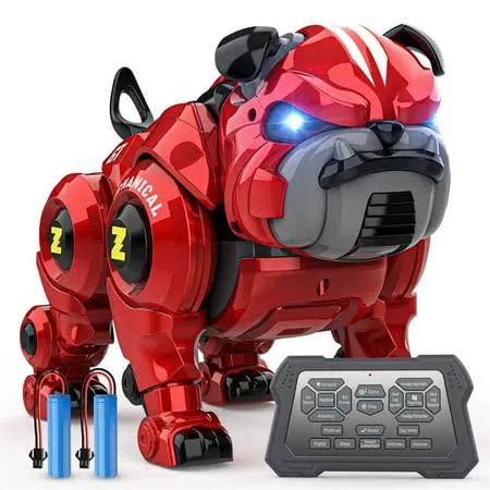 Remote-Controlled Robotic Stunt Dog Toy